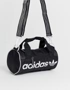 Adidas Originals Mini Duffle Bag In Black - Black