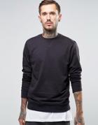 Troy Crew Sweatshirt - Black