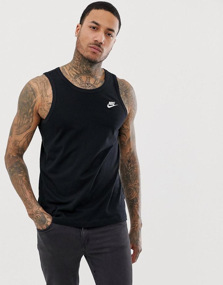 Nike Club Tank Top In Black