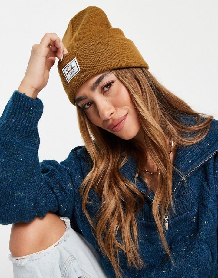 Herschel Supply Co. Elmer Chunky Knit Beanie In Brown