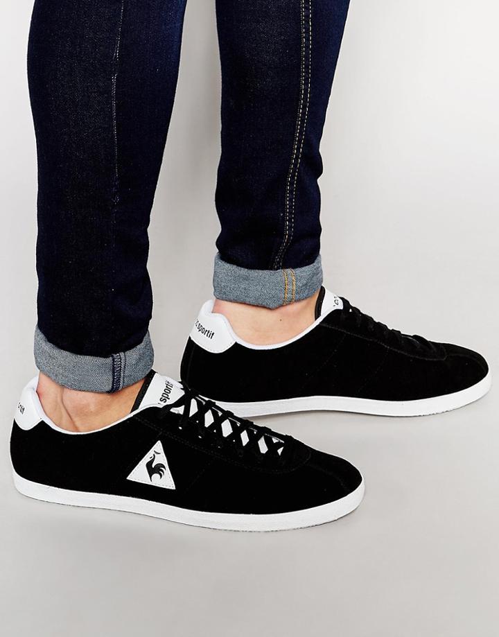 Le Coq Sportif Foot Origin Suede Sneakers - Black