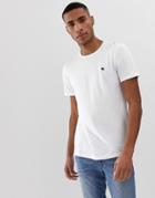 Abercrombie & Fitch Icon Logo Crew Neck T-shirt In White - White