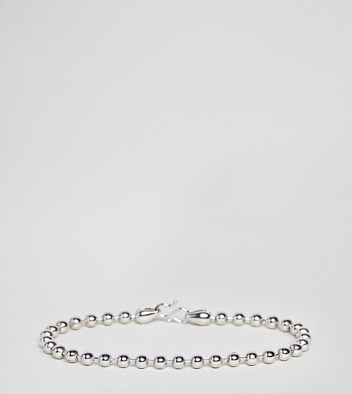 Designb Silver Chain Bracelet In Sterling Silver Exclusive To Asos - Silver