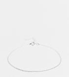 Asos Design Sterling Silver Rope Chain Bracelet In Silver