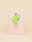 Sass & Belle Pastel Cactus Passport Holder - Multi