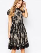 Y.a.s Alexis Lace Dress - Black
