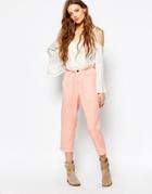 Vanessa Bruno Athe Loose Pants In Pink - 0019 Poudre