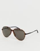 Carerra Tortoiseshell Aviator Sunglasses - Brown