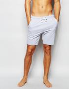 Bread & Boxers Lounge Shorts In Regular Fit - Gray