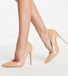 Simmi London Wide Fit Heeled Stiletto Shoes In Beige-neutral
