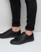 Asos Design Vegan Sneakers In Black - Black