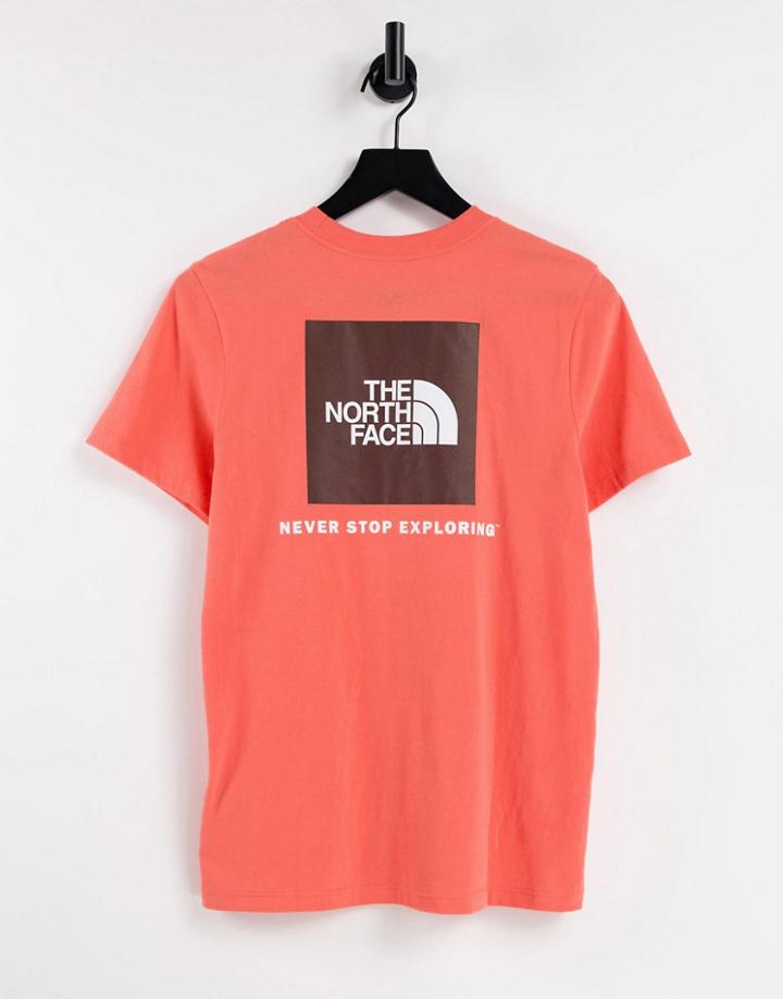 The North Face Nse Box T-shirt In Orange