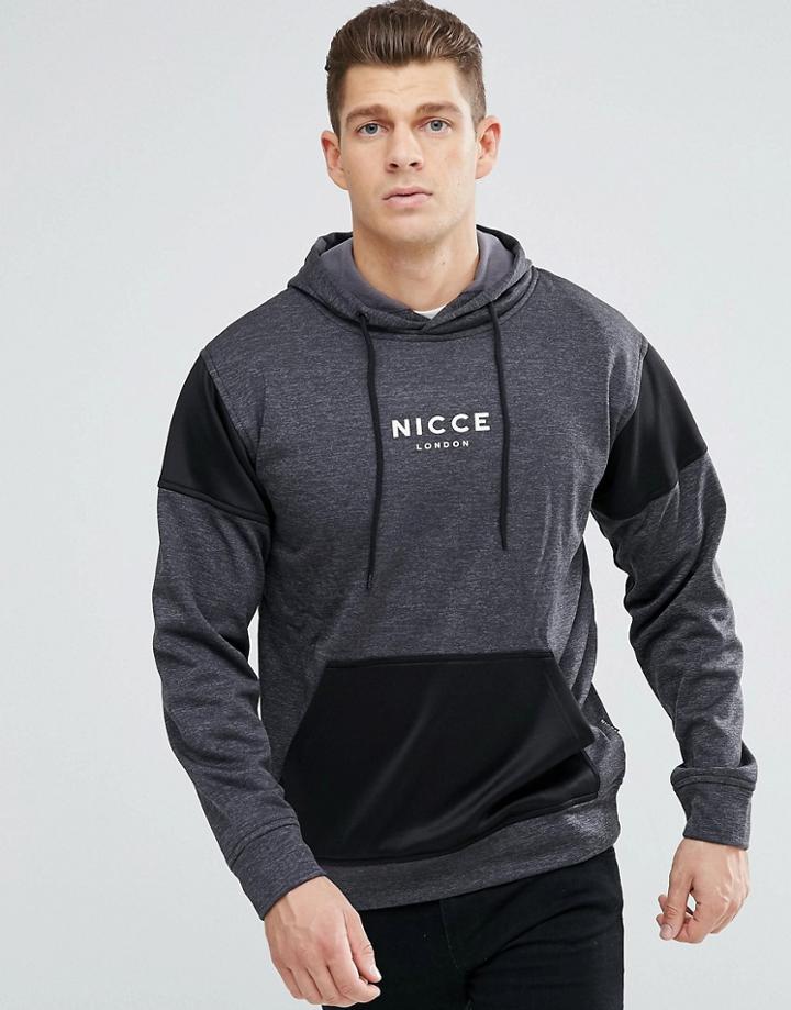 Nicce London Hoodie In Black - Black