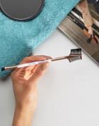 Skinnydip Marble Brow & Lash Brush - Clear
