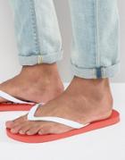 Cheats And Thieves Logo Flip Flops - Red