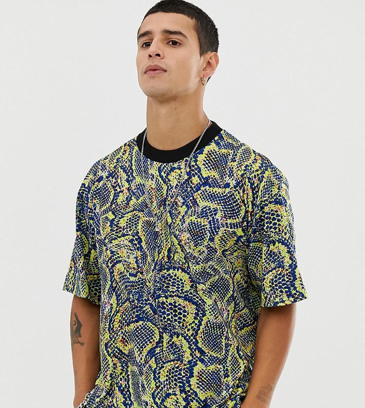 Collusion Snake Print T-shirt - Multi