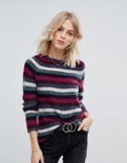 Esprit Multi Colored Stripe Sweater - Multi