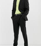 Collusion Skinny Suit Pants In Black - Black