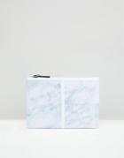 Herschel Supply Co Network Large Marble Pouch - White
