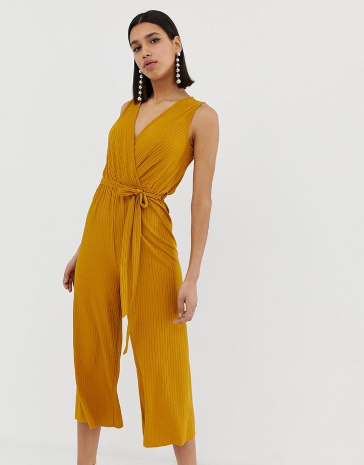 Ax Paris Culotte Jumpsuit-yellow