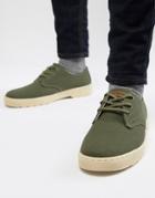 Dr Martens Delray Overdyed 3-eye Shoes In Green - Green