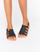 Melissa Bohemia Strappy Flat Sandals - Black