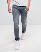 Replay Jondrill Skinny Stretch Jeans Gray Wash - Gray