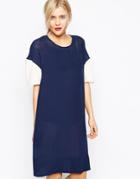 Wood Wood Sia Dress With Number 33 - Black Iris