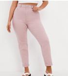 Simply Be Mom Jeans In Pink