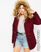 Asos Petite Ultimate Parka - Navy