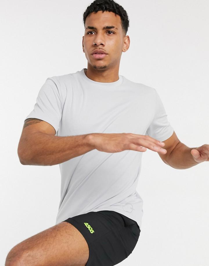 Topman Gym Signature T-shirt-grey