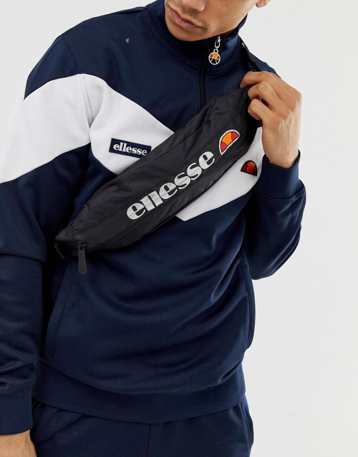 Ellesse Lenx Cross Body Bag In Black - Black