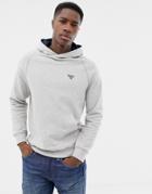 Barbour Beacon Edale Hooded Logo Sweat In Gray