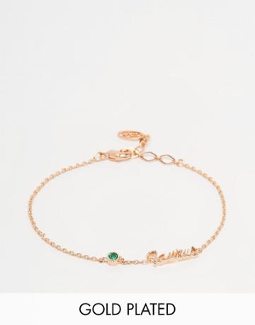 Astrid & Miyu Taurus Zodiac Bracelet - Gold