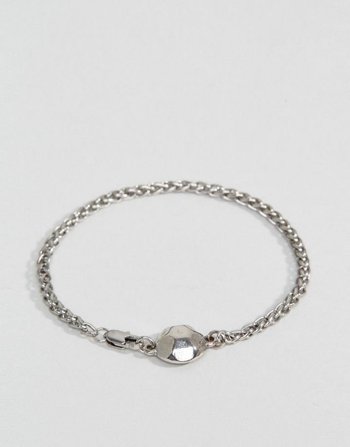 Icon Brand Chain Bracelet In Silver - Silver