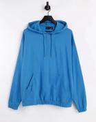 Asos Design Oversized Hoodie In Blue - Mblue-blues
