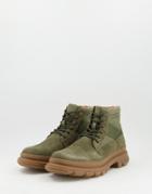 Office Binley Lace Up Boots In Khaki-green