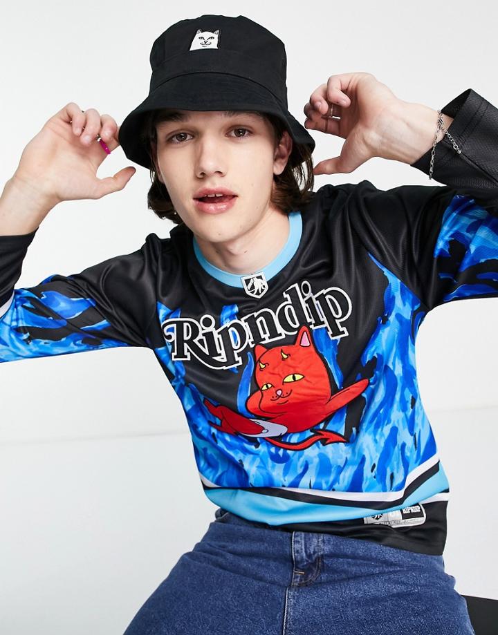 Ripndip Lord Nermal Bucket Hat In Black