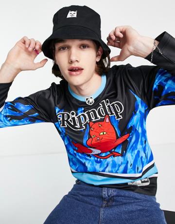 Ripndip Lord Nermal Bucket Hat In Black