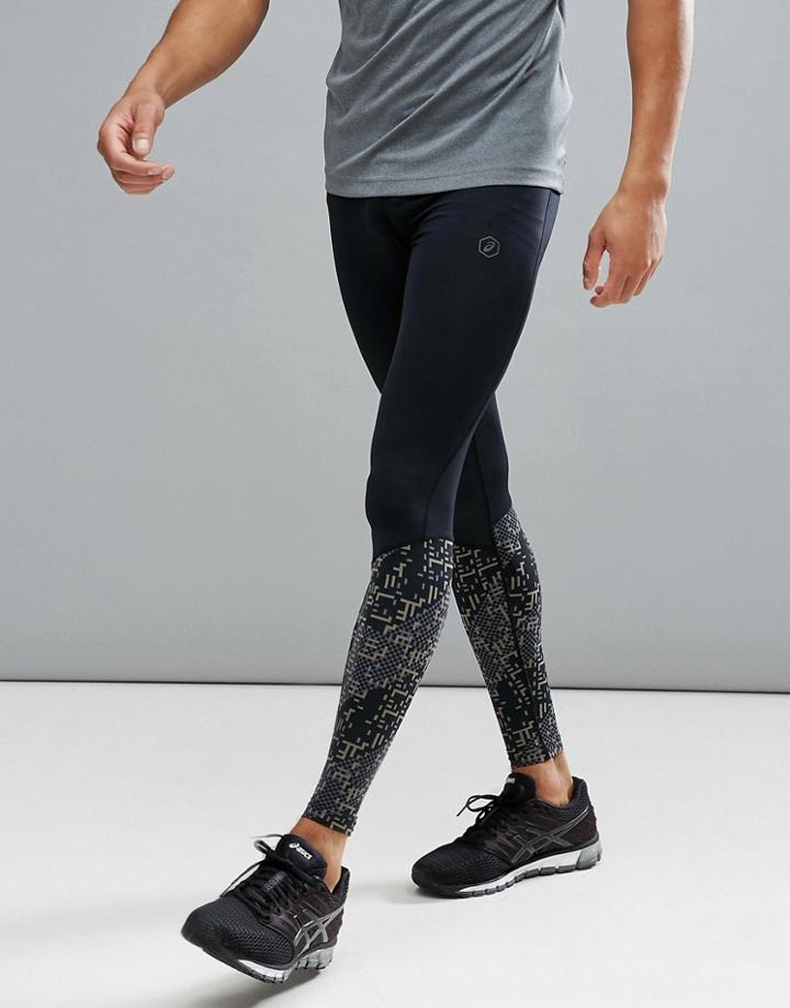 Asics Running Race Tights In Black 141211-1179 - Black