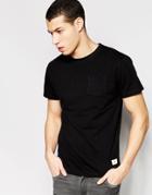 Bellfield Plain Pocket T-shirt - Black