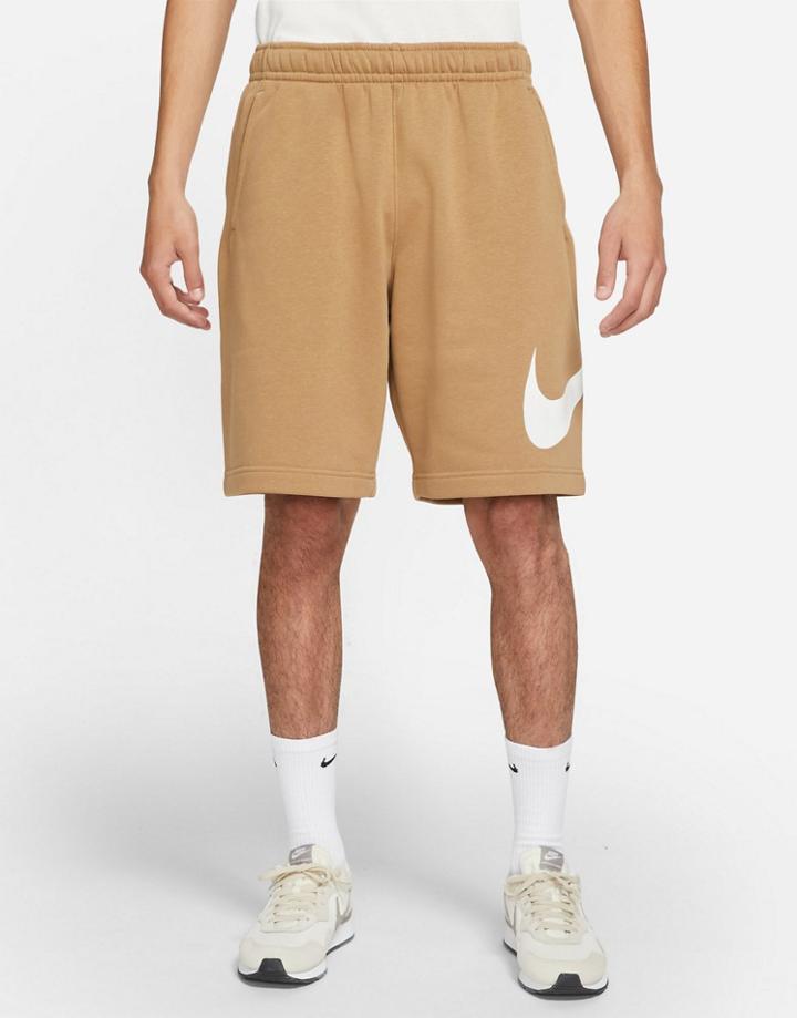 Nike Club Shorts In Brown