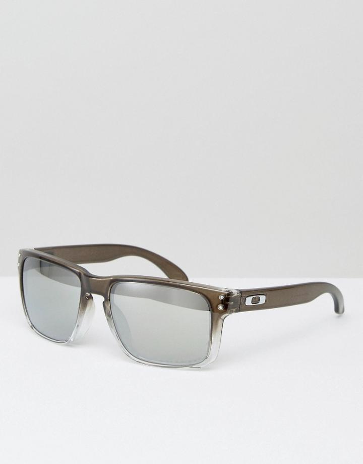 Oakley Square Sunglasses With Polarised Lens - Black