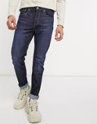 Levi's Youth 512 Slim Tapered Lo Ball Jeans In Myers Crescent Advanced Dark Wash-blues