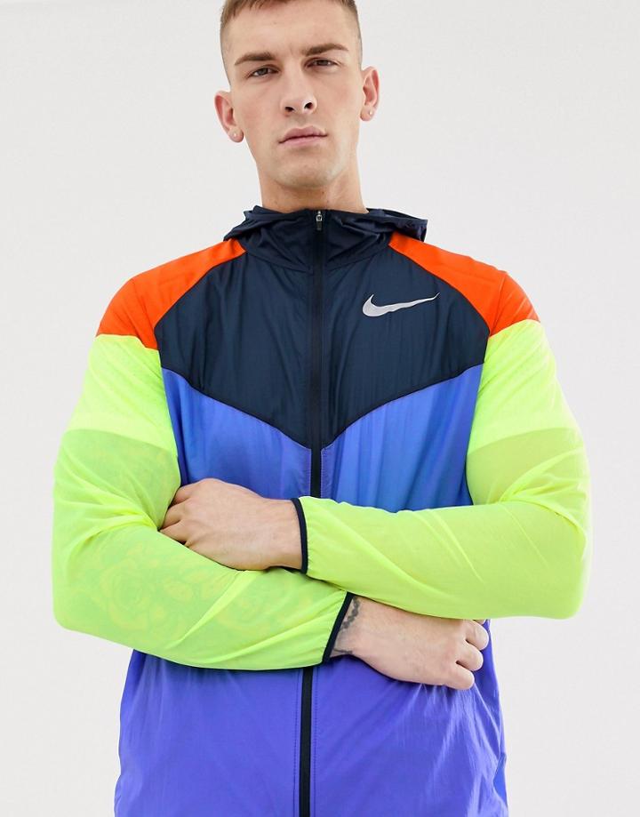 Nike Running Retro Windrunner Jacket In Multi Color
