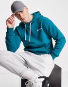 Berghaus Heritage Small Logo Hoodie In Blue-green