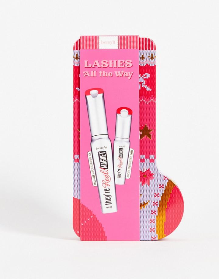 Benefit Cosmetics Lashes All The Way They're Real Magnet Mascara Set Save 29%-multi