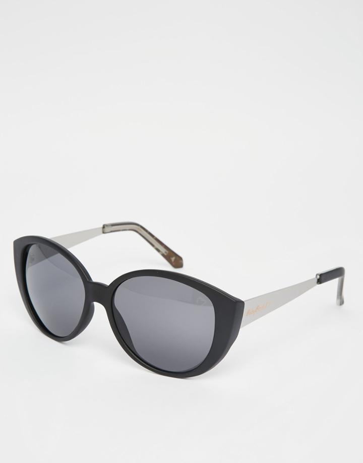 Ruby Rocks Cat Eye Sunglasses - Black