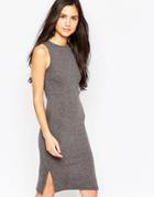 Lipsy Body-conscious Dress - Gray