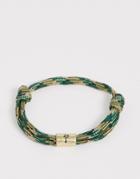 Classics 77 Cord Bracelet In Khaki-green